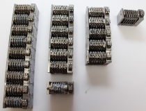 Buchdruck-Numerierwerke 3 x 6 Cicero