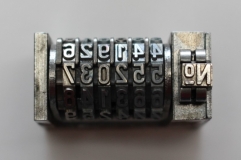 Buchdruck-Numerierwerke 3 x 6 Cicero