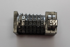 Buchdruck-Numerierwerke 4 x 8 Cicero