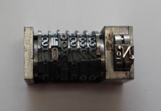 Buchdruck-Numerierwerke 4 x 8 Cicero