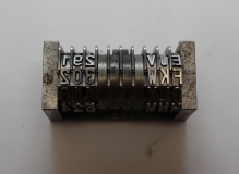Buchdruck-Numerierwerke