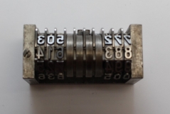 Buchdruck-Numerierwerke