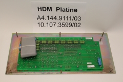 Hauptbedienfeld HDM HD QM 4DI