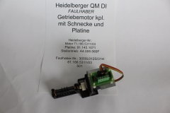 Kleingetriebemotor kpl.