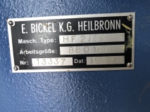 Nut + Perforiermaschine  HF2/88