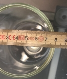Puderglas 80mm